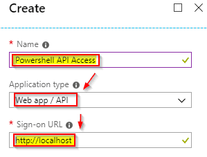 Image depiction of how to create an app registration in Azure AD